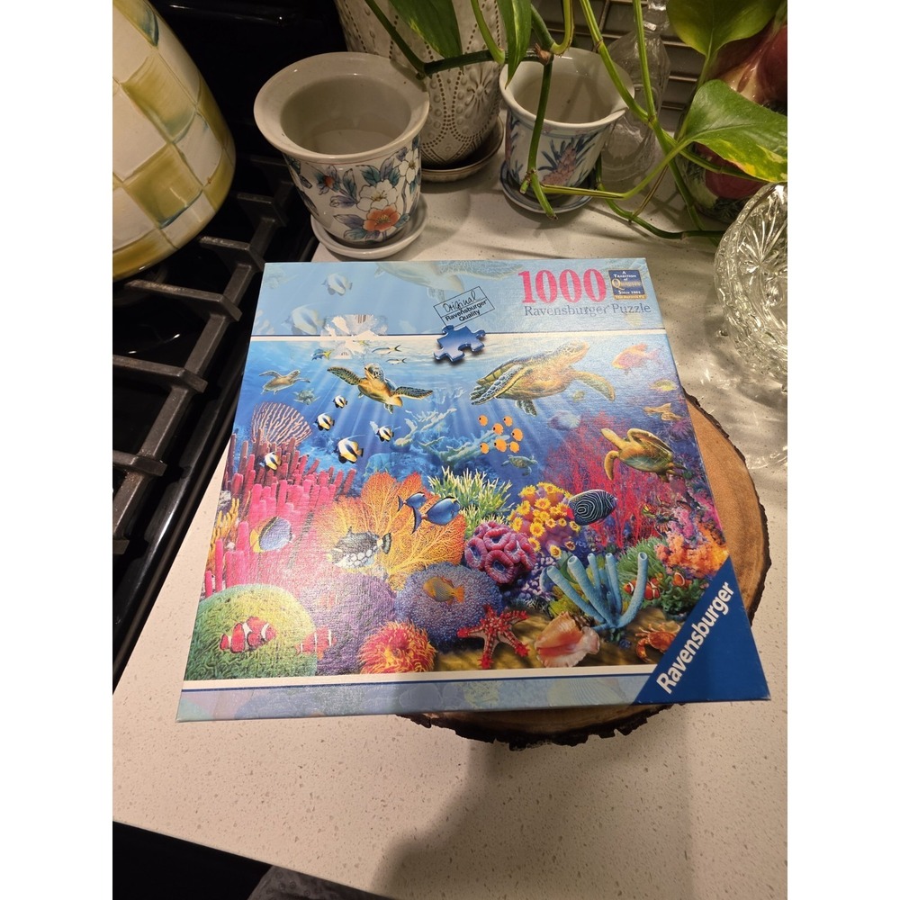 Ravensburger Puzzle  Tropical Waters  Adrian Chesterman  1000 Pieces
